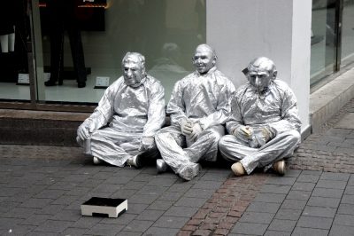 fremde Besucher
